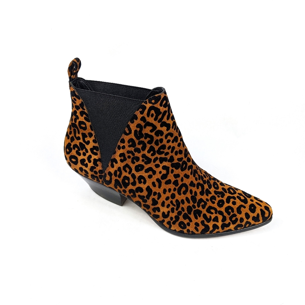 DIANE VON FURSTENBURG - Nadie Ankle Boot Leopard Size 10